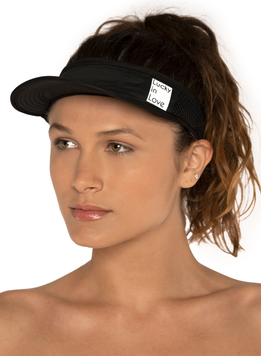 LUCKY LOGO VISOR - BLACK