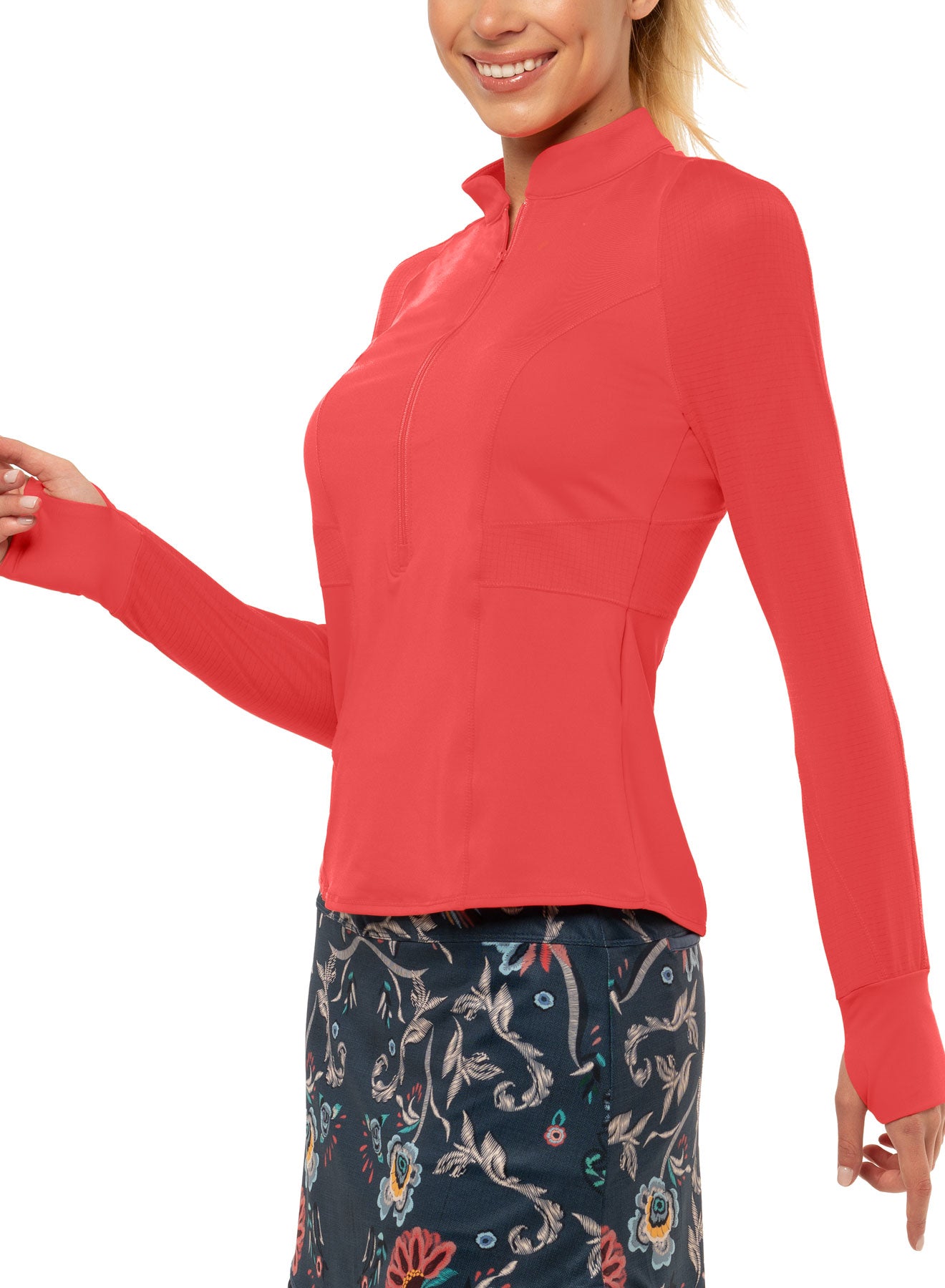 Upbeat 1/4 Zip Long Sleeve